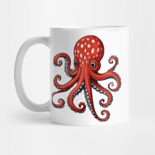 Scarlet Octopus Mug